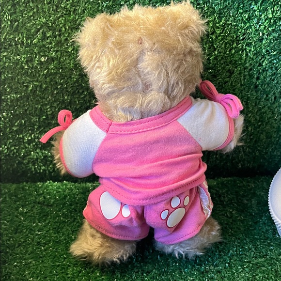 Vintage small Build-A-Bear Buddies Timeless Teddy with outfit shown! SO CUTE - Picture 7 of 8